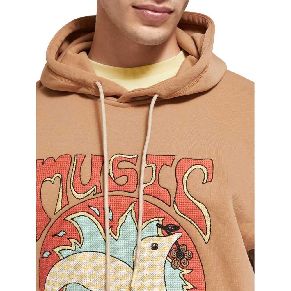 SCOTCH AND SODA Relaxed-Fit Artwork Hoodie - Gravity NYC