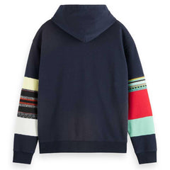 SCOTCH & SODA Relaxed Fit Club Soda Applique Hoodie