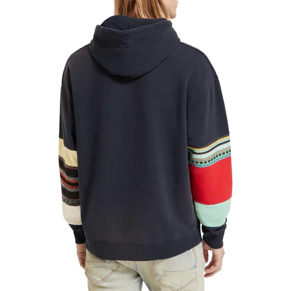 SCOTCH & SODA Relaxed Fit Club Soda Applique Hoodie