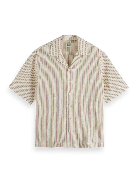 SCOTCH & SODA Relaxed Fit Seersucker Stripe Shirt