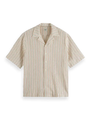 SCOTCH & SODA Relaxed Fit Seersucker Stripe Shirt