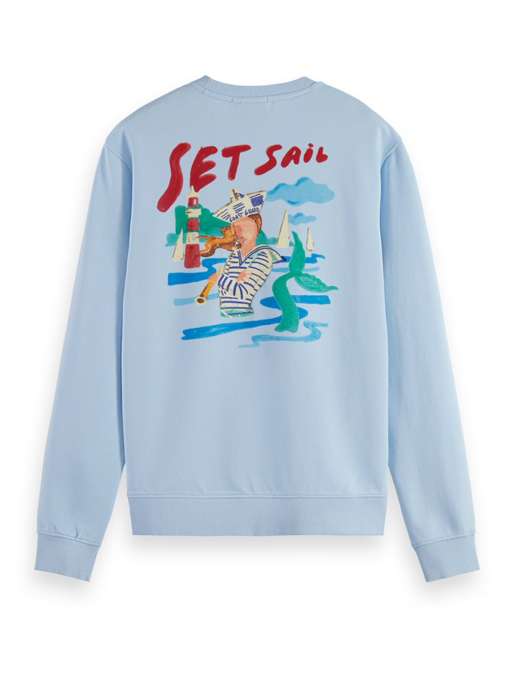 SCOTCH & SODA Sailor Artwork Sweatshirt