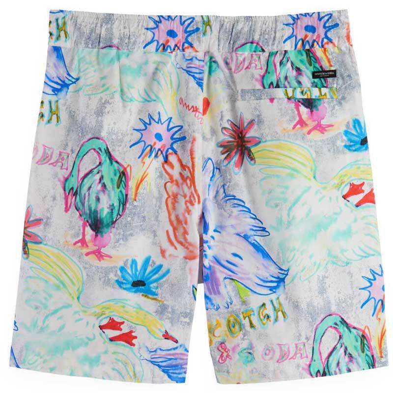 SCOTCH AND SODA Seasonal Relaxed-Fit Printed Shorts - Gravity NYC