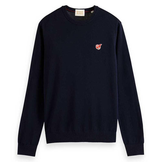 SCOTCH AND SODA The Free Spirit Peace Bird Crewneck Sweater - Gravity NYC