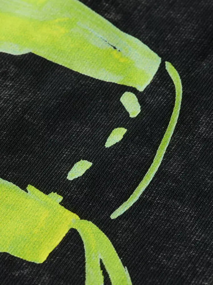 SCOTCH AND SODA Washed Artwork Loose-Fit Hoodie - Gravity NYC
