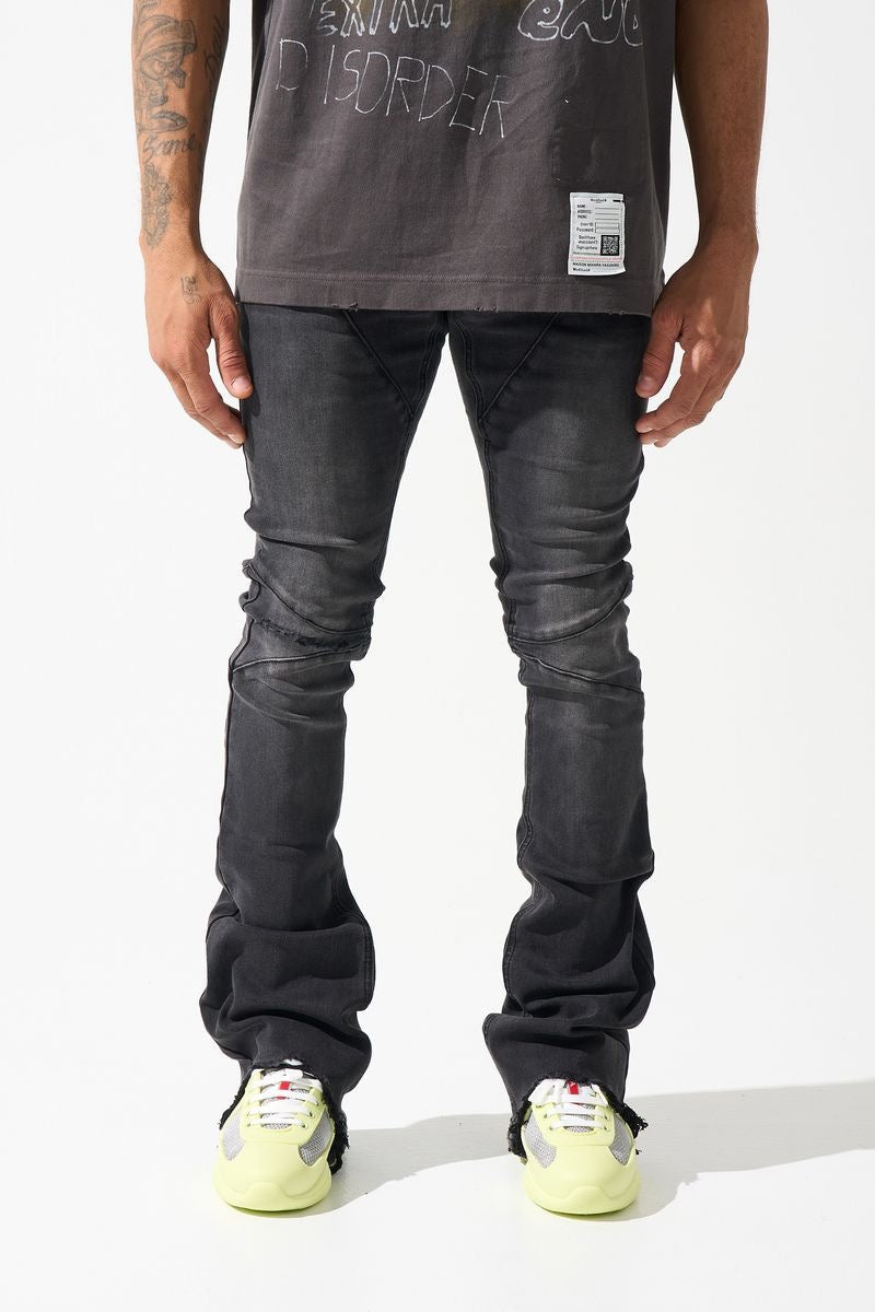 SERENEDE "Nickel" Stacked Jeans - Gravity NYC