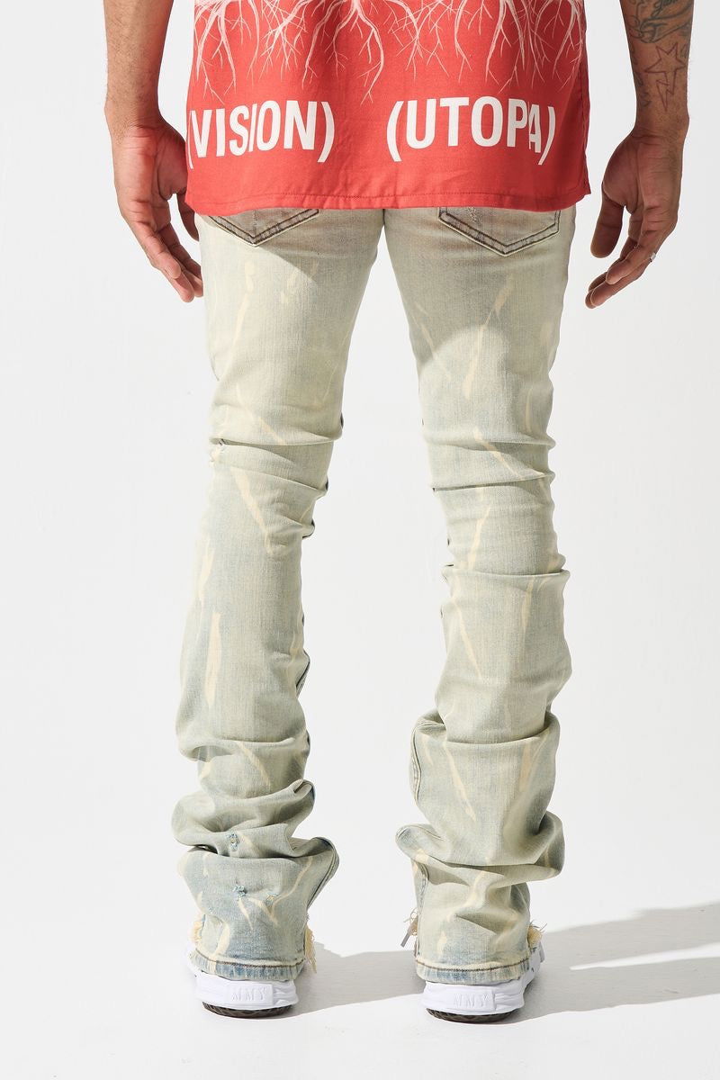 SERENEDE "Sulfur" Stacked Jeans Gravity NYC