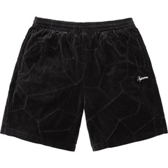 SUPREME Dazzle Patchwork Velour Shorts - Gravity NYC