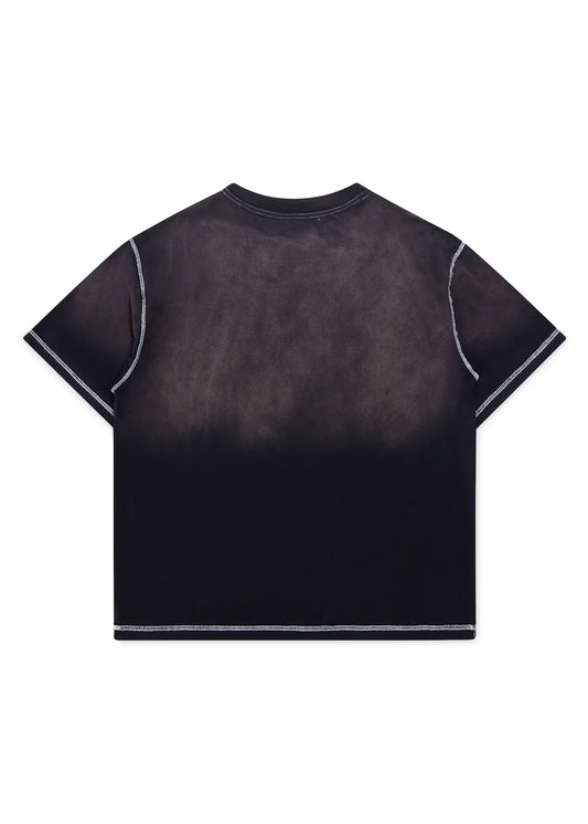DIET STARTS MONDAY SL&D Splatter Tee-Black - Gravity NYC