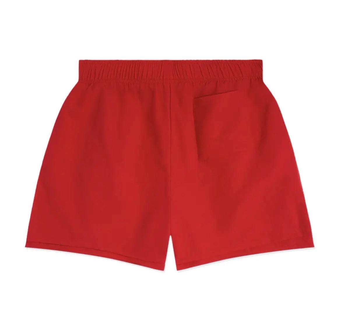 SP5DER Red OG Web Double Layer Shorts Gravity NYC