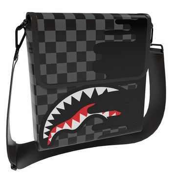 SPRAYGROUND Unfinished Shark Messenger Sling B7483 Gravity NYC