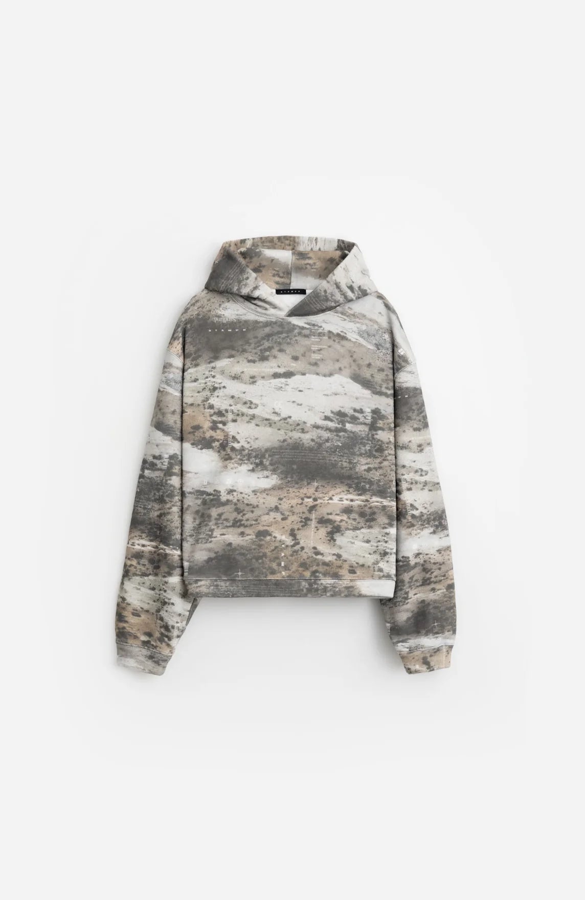 STAMPD Sandlands Camo Cropped Hoodie Gravity NYC