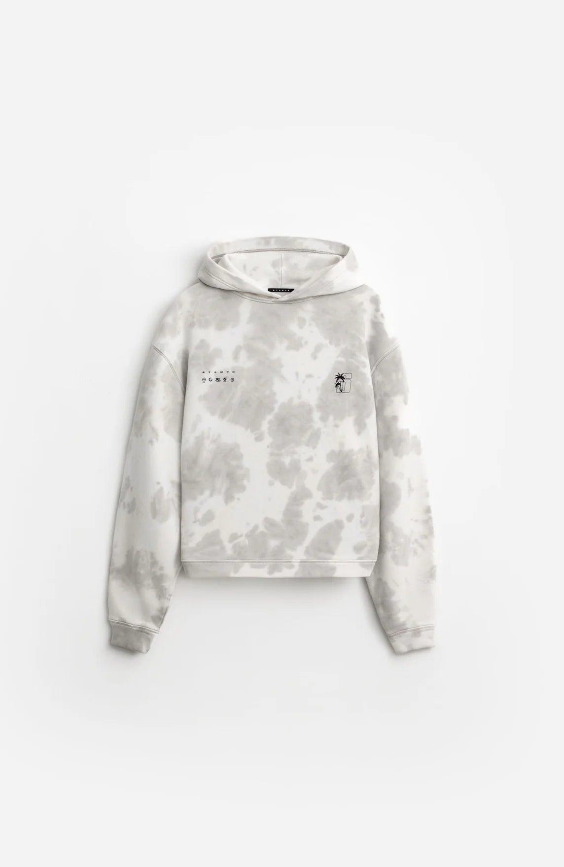 STAMPD Transit Dye Cropped Hoodie Gravity NYC