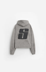 STAMPD Transit Splatter Cropped Hoodie Gravity NYC