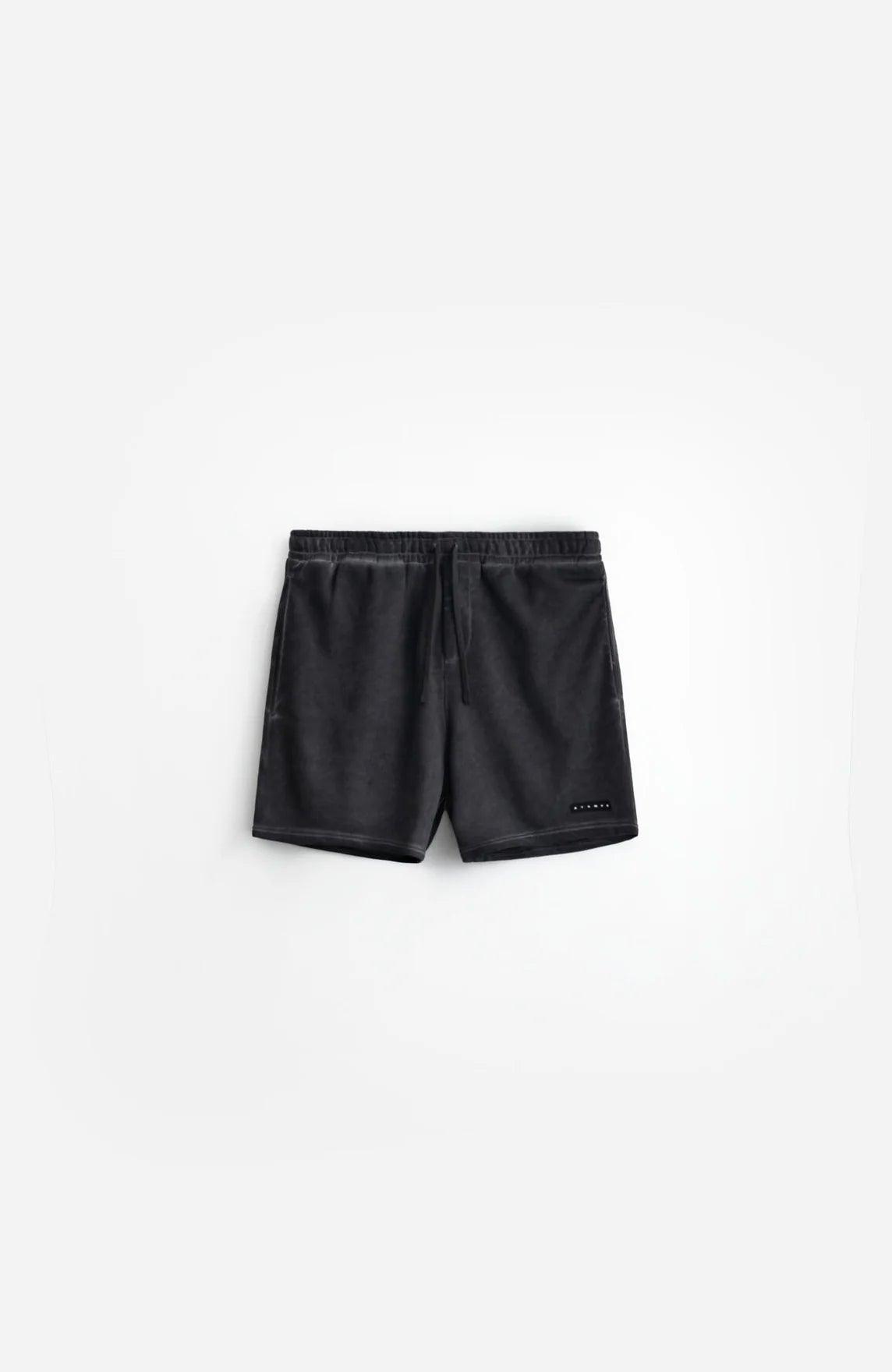 STAMPD Black Oil Wash Sweatshort