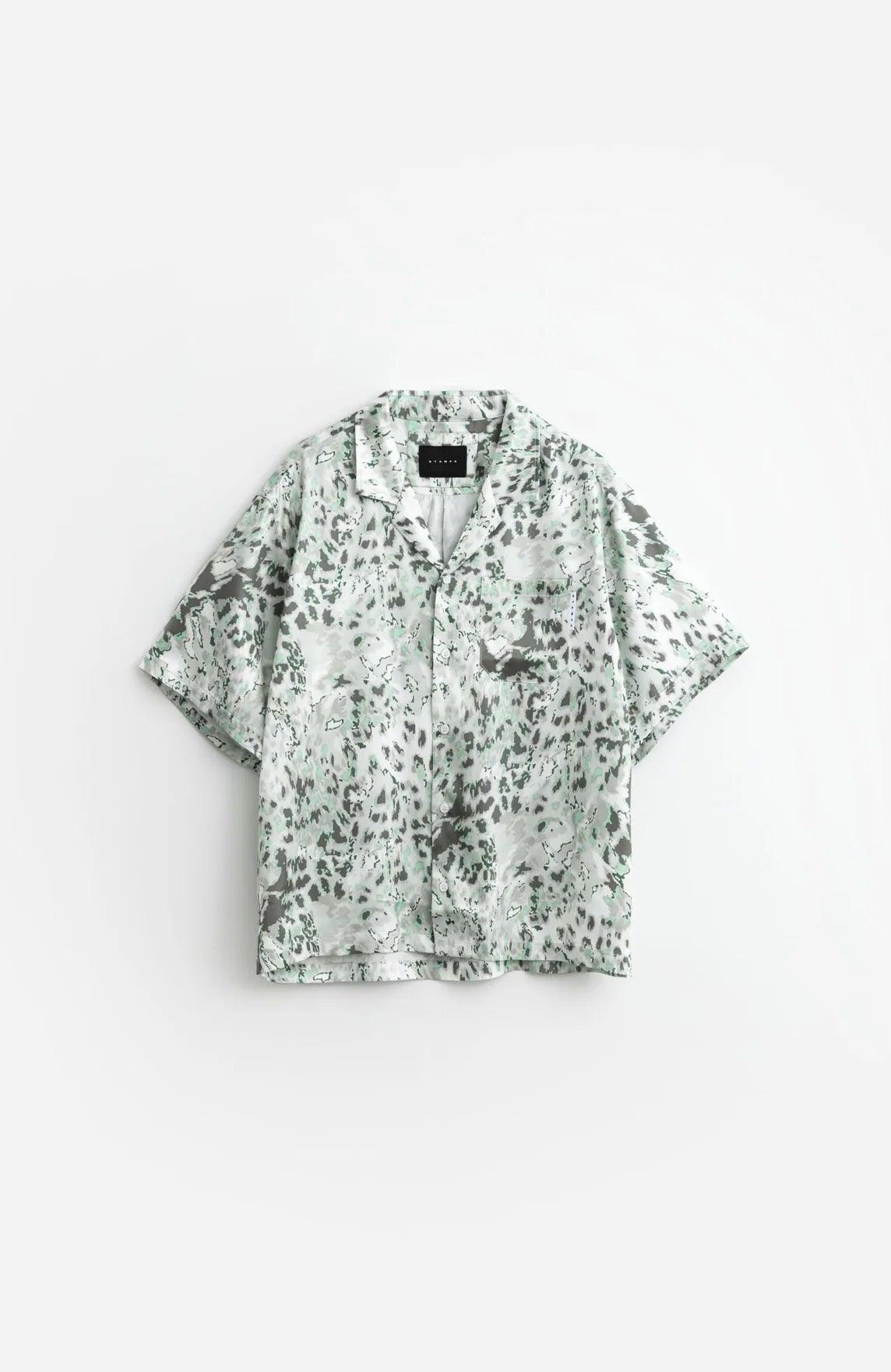 STAMPD Ocean Leopard Camp Collar Buttondown