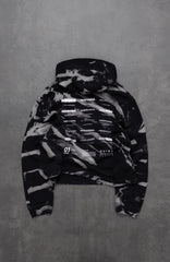 STAMPD Sound System Tie Dye Cropped Hoodie - Gravity NYC
