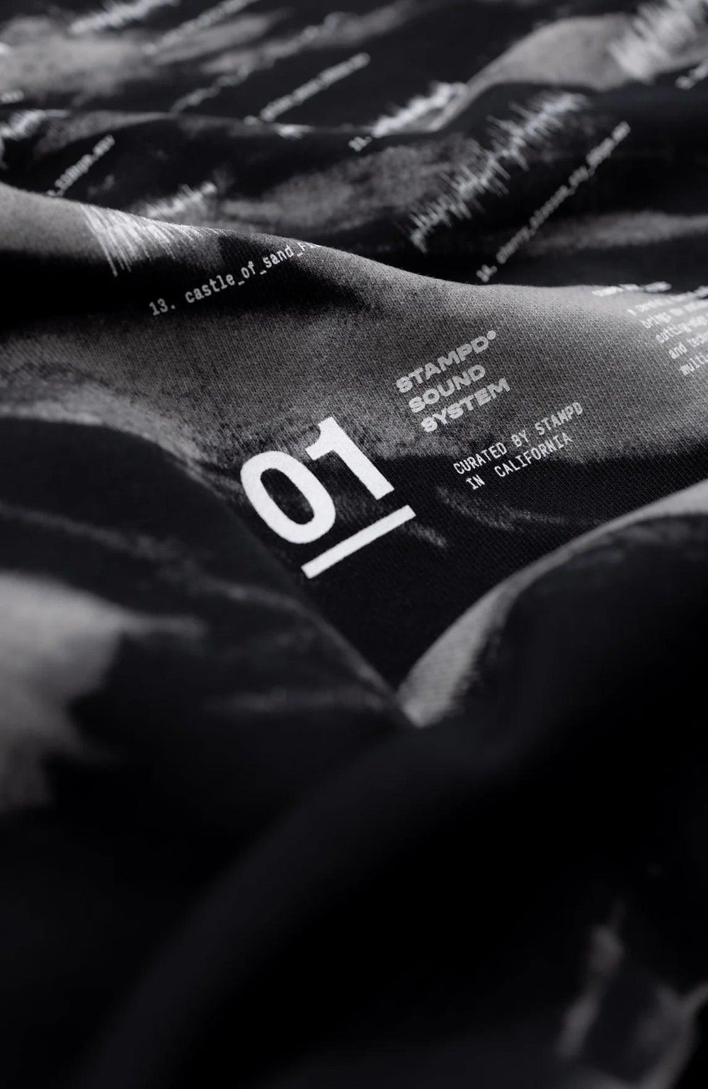 STAMPD Sound System Tie Dye Cropped Hoodie - Gravity NYC