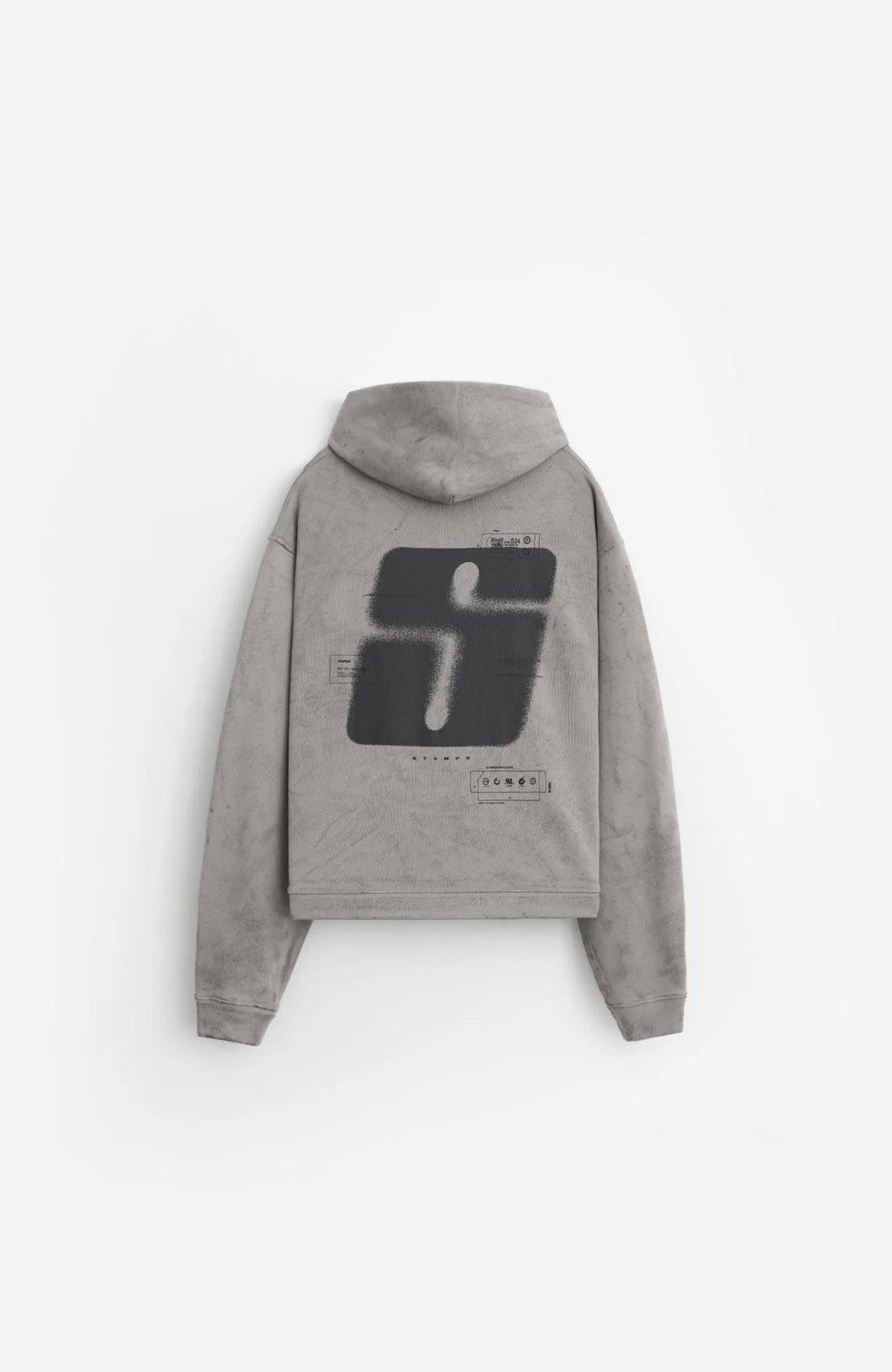 STAMPD Transit Splatter Cropped Hoodie - Gravity NYC