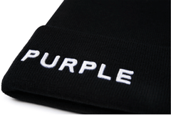 Purple Brand Acrylic Cuffed Beanie - Gravity NYC