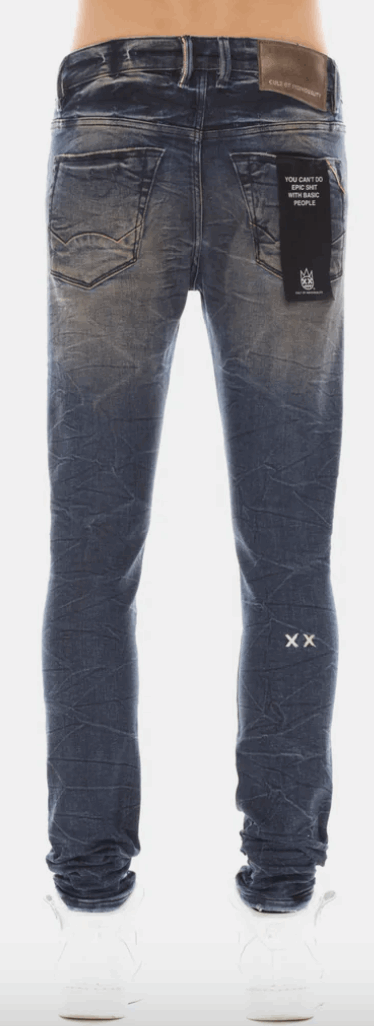 CULT OF INDIVIDUALITY Punk Low Rise Skinny Jeans