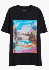 PURPLE BRAND Oversized Graphic SS T-Shirt