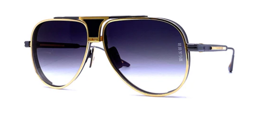 DITA Epiluxury 16 (Black Iron/Yellow Gold) Sunglasses Gravity NYC