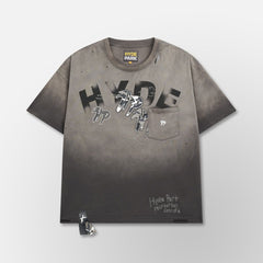 HYDE PARK GOODS Split Pocket Tee - Grey - Gravity NYC