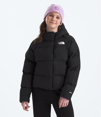 THE NORTH FACE Girls' North Down Hooded Jacket Black Gravity NYC