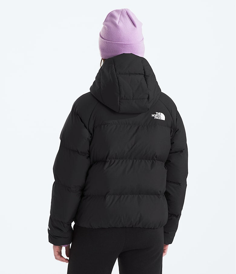 THE NORTH FACE Girls' North Down Hooded Jacket Black - Gravity NYC