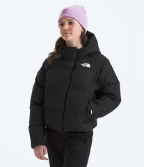 THE NORTH FACE Girls' North Down Hooded Jacket Black Gravity NYC