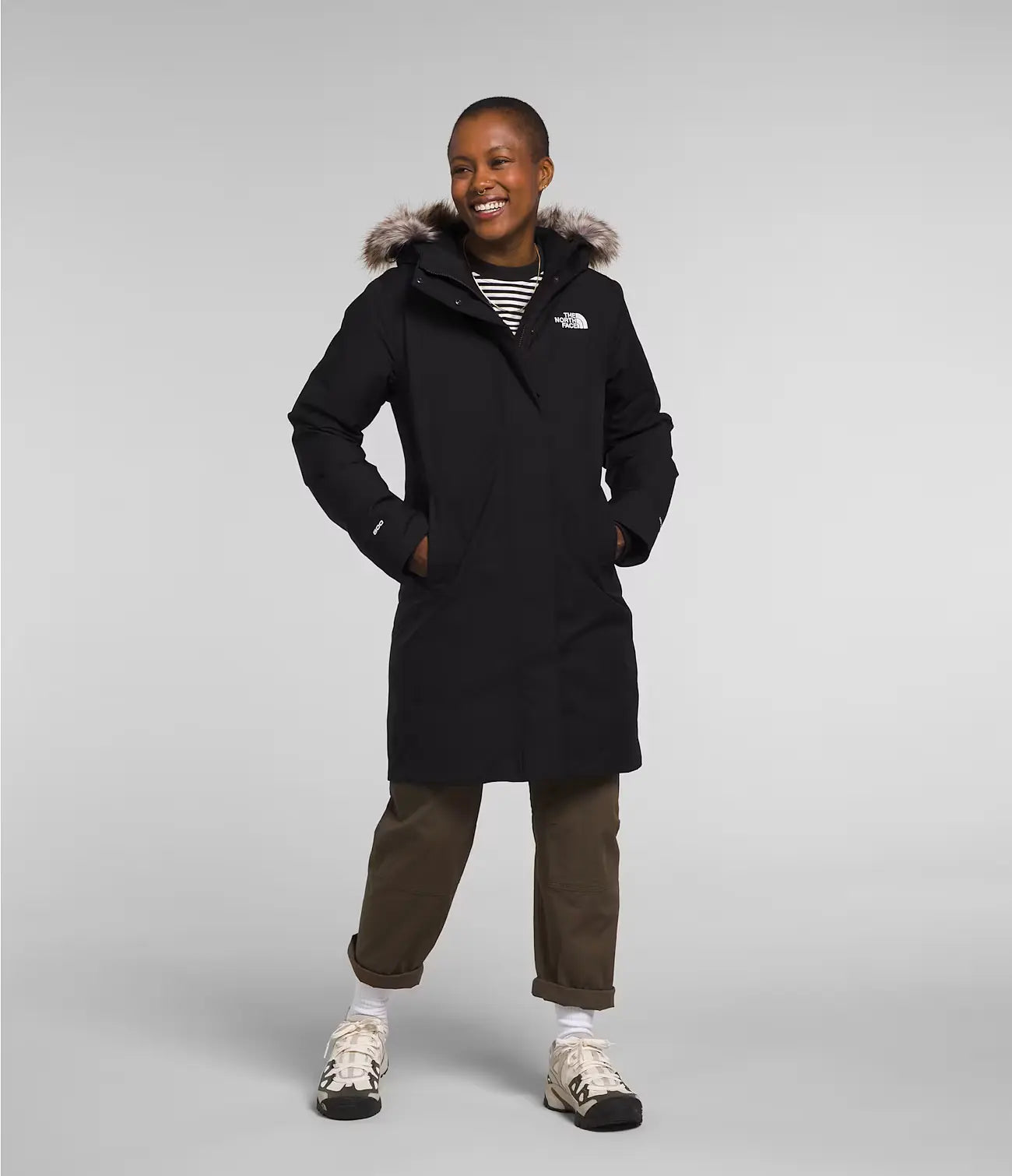 THE NORTH FACE Women's Arctic Parka Jacket Black