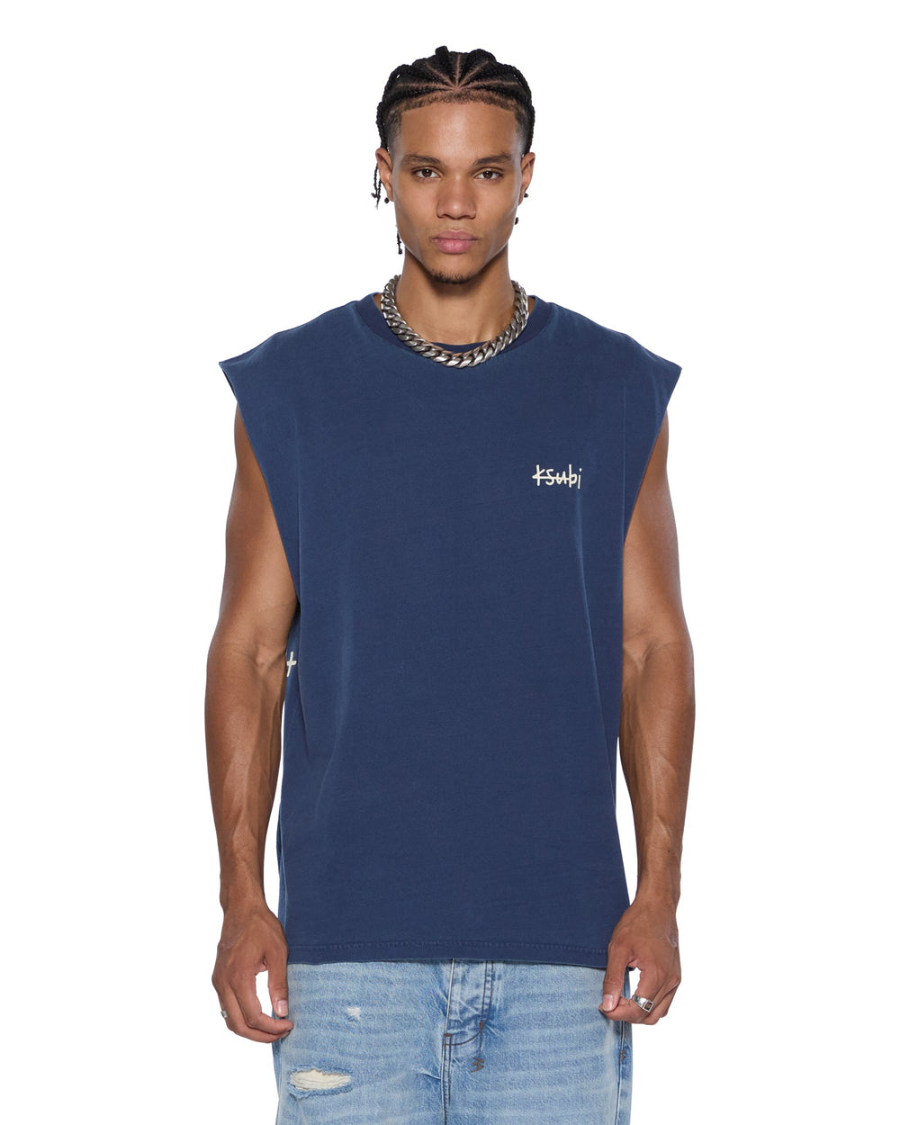 KSUBI All Day Biggie Cut Off Tee Deep - Gravity NYC