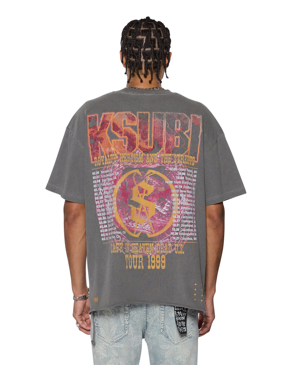 KSUBI Kickstart Ekcess SS Tee Charcoal - Gravity NYC