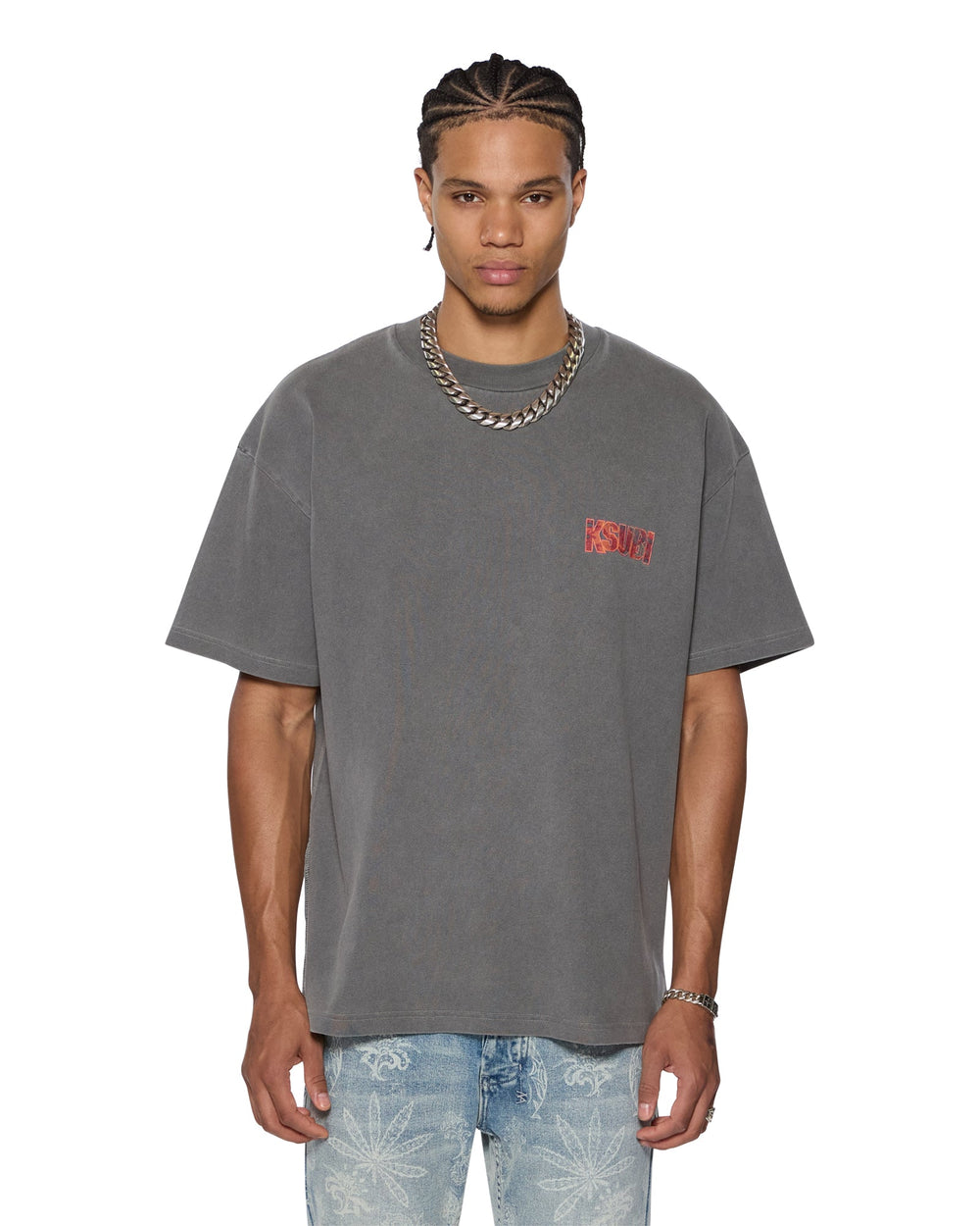 KSUBI Kickstart Ekcess SS Tee Charcoal - Gravity NYC