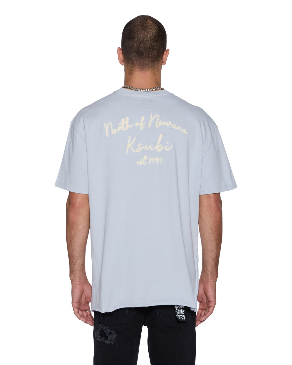 KSUBI Salud Biggie SS Tee Blue Mist - Gravity NYC