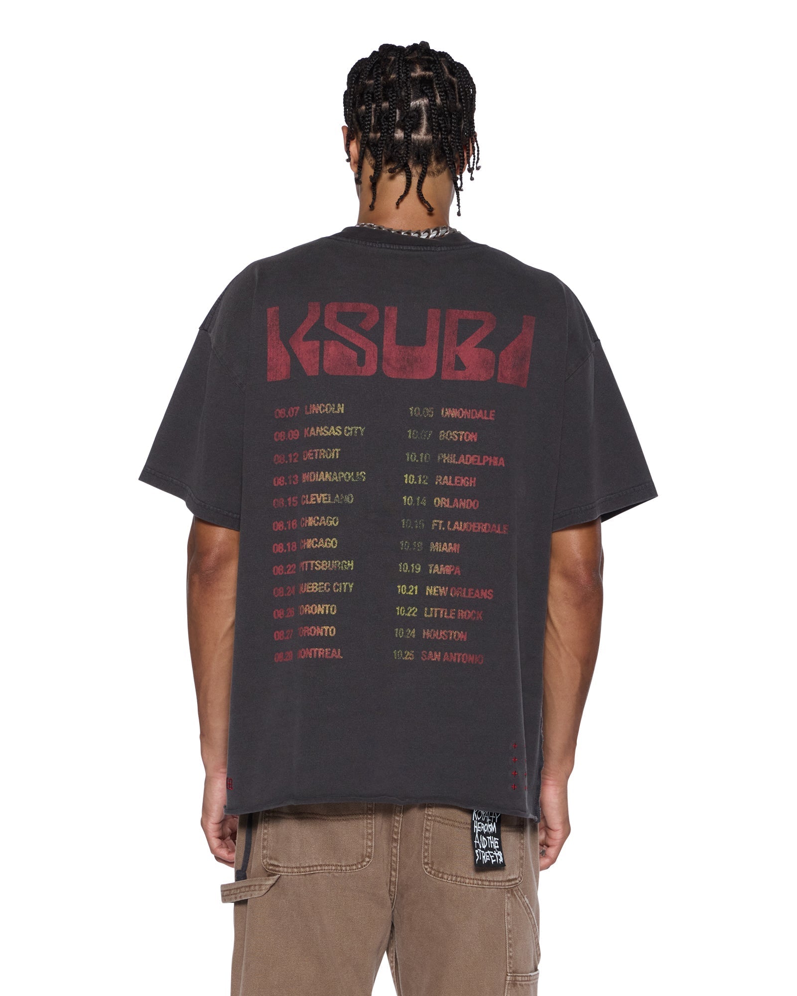 KSUBI Venom Ekcess SS Tee Faded Black - Gravity NYC