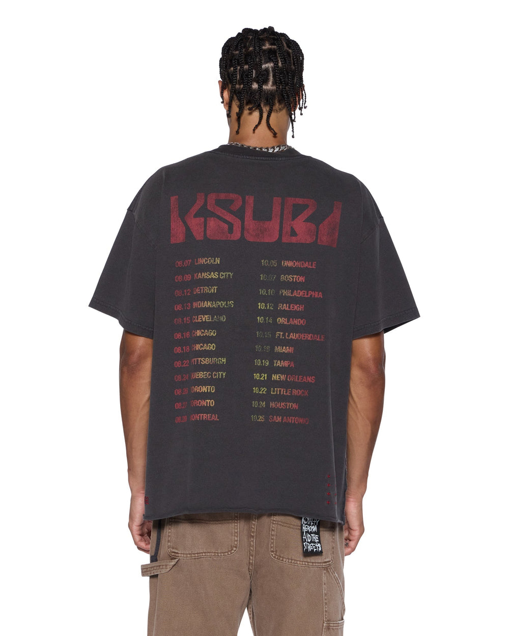 KSUBI Venom Ekcess SS Tee Faded Black - Gravity NYC