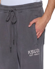 KSUBI State Synthesis Trackpant Charcoal Fade - Gravity NYC