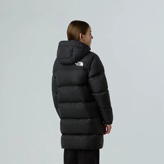 THE NORTH FACE Teen Nuptse Long Parka Black - Gravity NYC