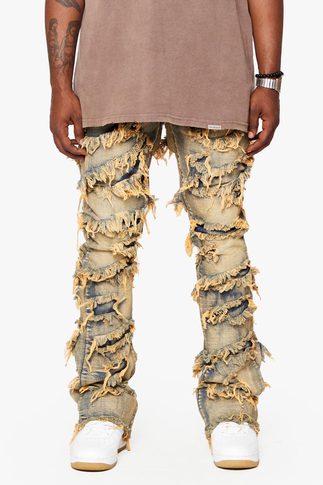 VALABASAS "EYEORE" Stacked Flare Jeans Gravity NYC