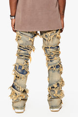 VALABASAS "EYEORE" Stacked Flare Jeans Gravity NYC