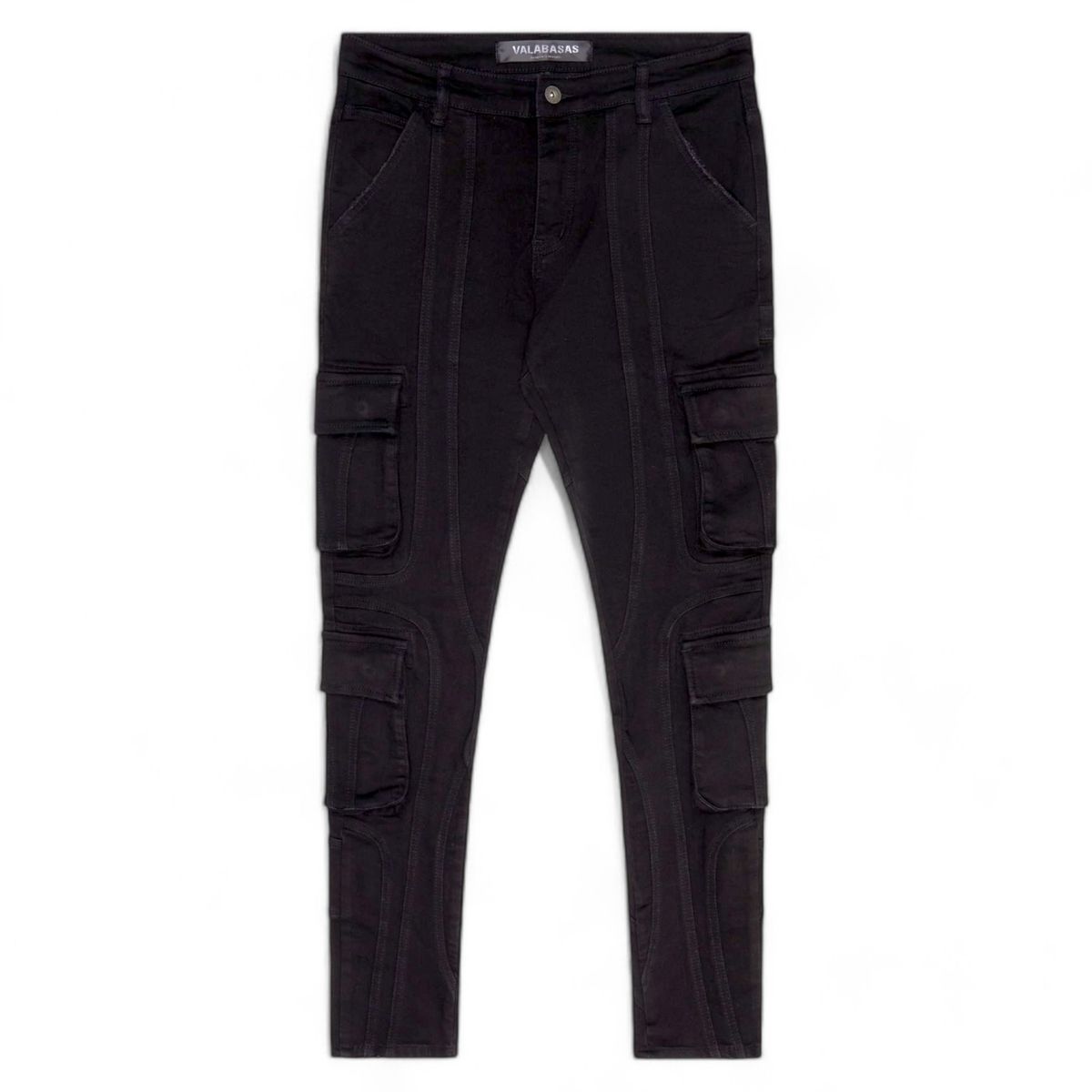 VALABASAS "Patchfade" Black Skinny Jeans Gravity NYC