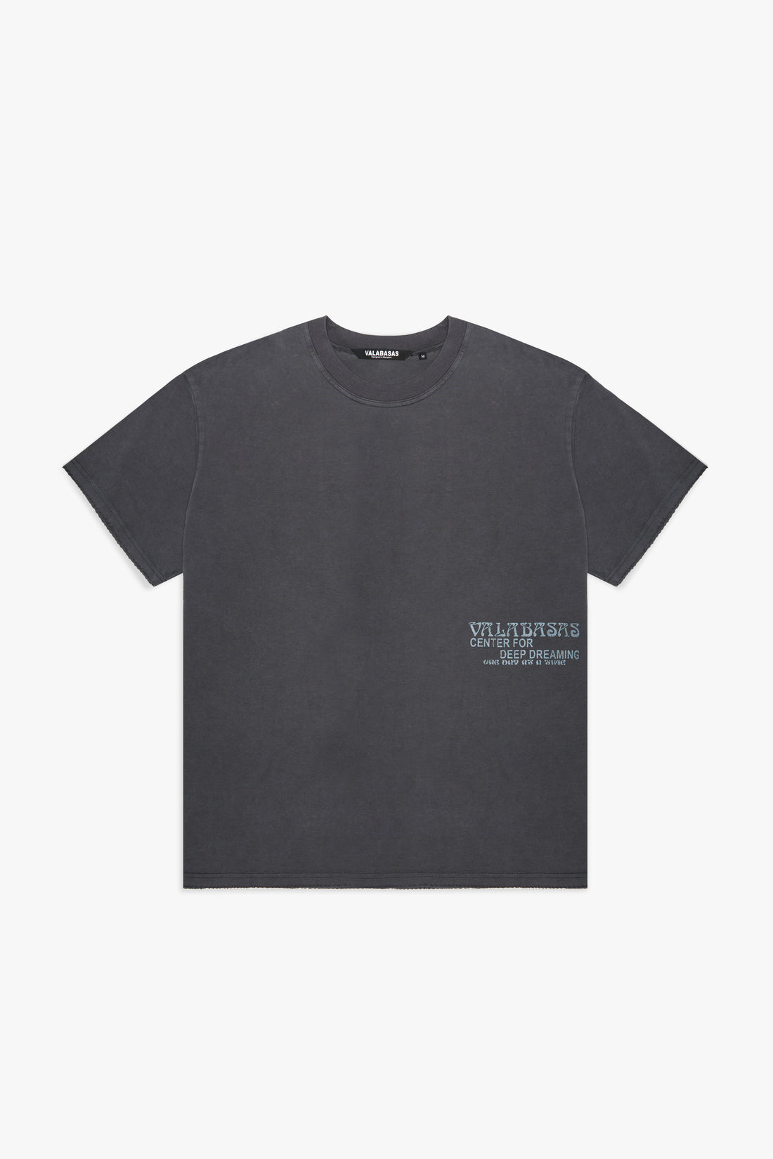 VALABASAS "Research" Vintage Grey Tee Gravity NYC