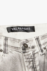 VALABASAS "Runner" White Grey Skinny Denim Gravity NYC