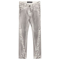 VALABASAS "Runner" White Grey Skinny Denim Gravity NYC