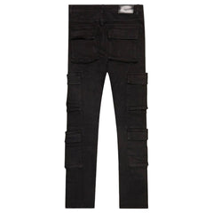 VALABASAS "General" Black Washed Skinny Pants