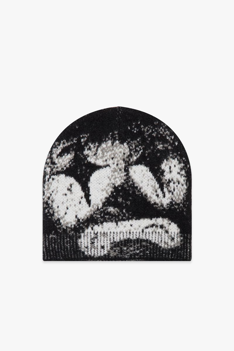 VALABASAS "Sad Nights" Black Mohair Beanie