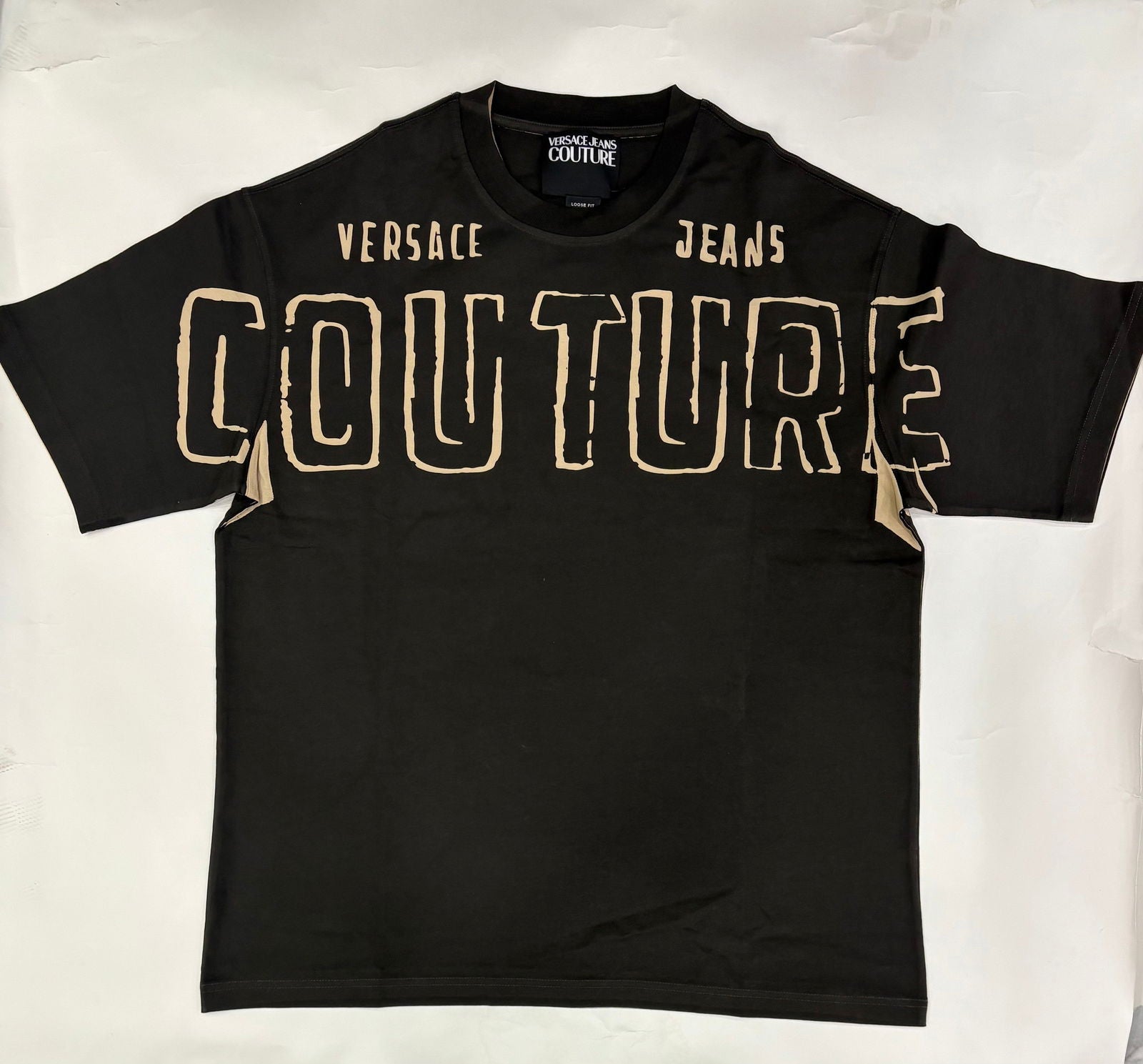 VERSACE JEANS COUTURE Gold Logo T-Shirt - Gravity NYC