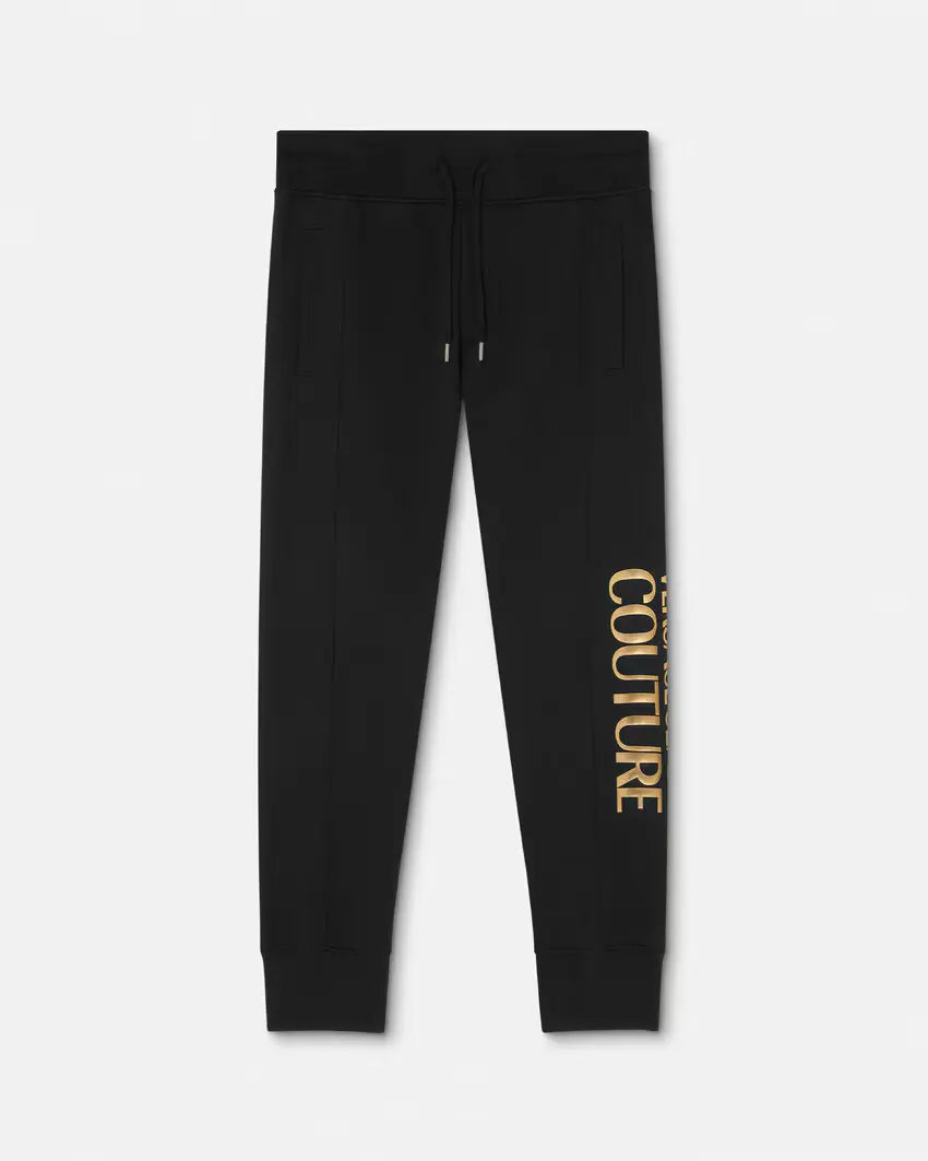 VERSACE JEANS COUTURE Gold Logo Sweatpants - Gravity NYC